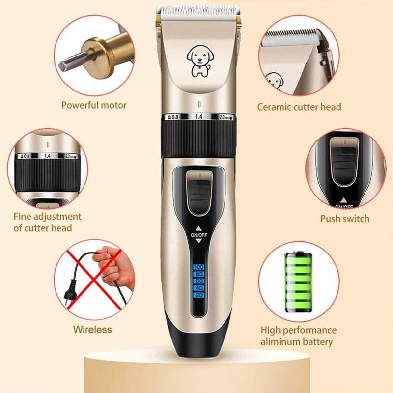 Dog Groomer Pro : Tosador Profissional Sem Fio para Pets - FRETE GRATIS