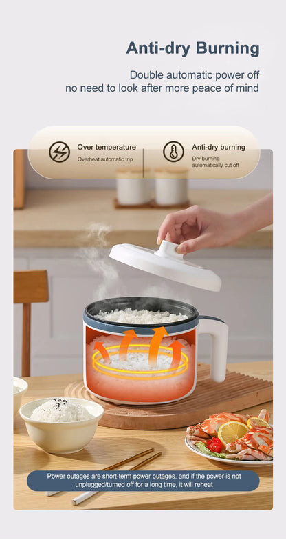 Panela de Arroz Elétrica Antiaderente 1-2 Pessoas Compacta - GRATIS GRATIS