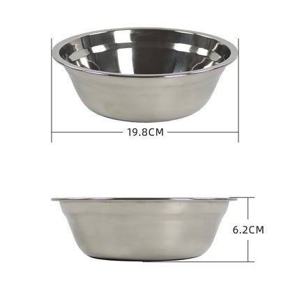 Mesa elevada para perros y gatos - Comederos de acero inoxidable ajustables 