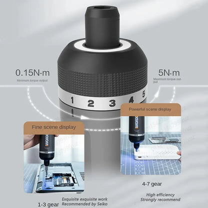 Chave de Fenda Inteligente WORX WX242 - Ferramenta Recarregável avec Luz LED et Kit Complet