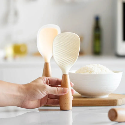 Non-Stick and Anti-Scalding Cooking Spoon - Safety and Practicality