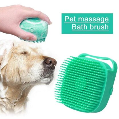 Brosse à shampooing pour animaux de compagnie PawsScrub