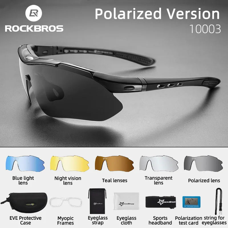 Gafas de sol RockBros Polarized Pro – Óculos polarizados con protección UV400 para ciclismo y carrera 