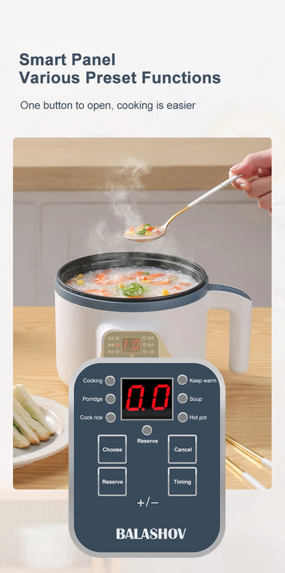 Panela de Arroz Elétrica Antiaderente 1-2 Pessoas Compacta - GRATIS GRATIS