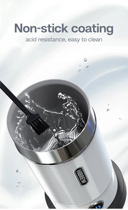 HiBREW FrotherPro M1A: Espumador de leche automático para capuchinos, lattes y chocolate quente
