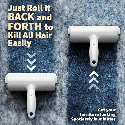 Removedor de Pelos Reutilizável para Pets - Limpeza Sustentável 