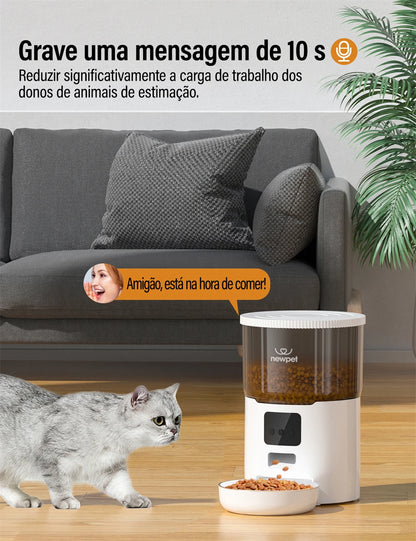 Comedero Gourmet SmartPet 4L - Comedero automático para gatos y perros 