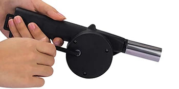 Mini Ventilador Manual para Churrasco y Camping Portátil - FRETE GRÁTIS