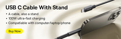 Chargeur rapide pour iPhone, MacBook et Samsung - Baseus Thunder Charge USB-C 240W