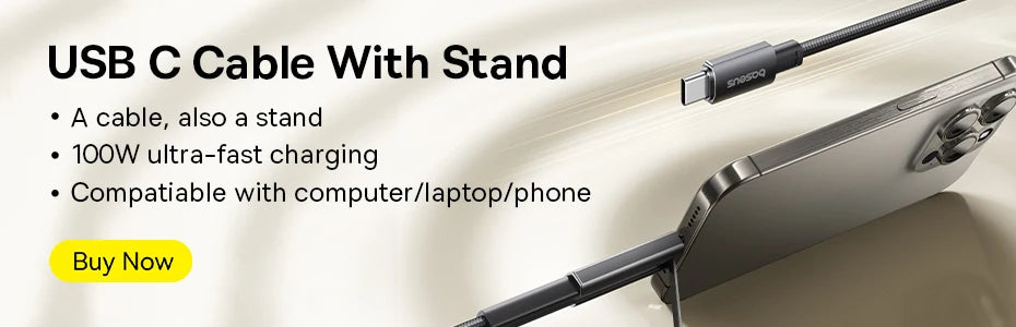 Chargeur rapide pour iPhone, MacBook et Samsung - Baseus Thunder Charge USB-C 240W