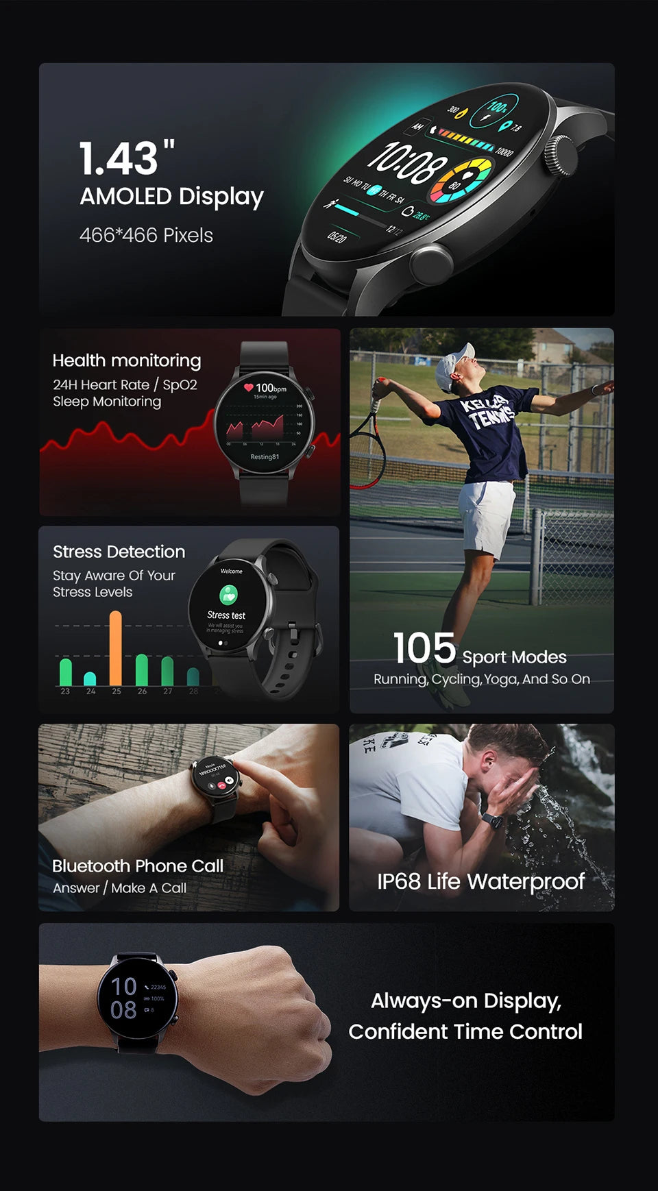 HAYLOU Solar Plus RT3: O Smartwatch Que Facilita Sua Vida