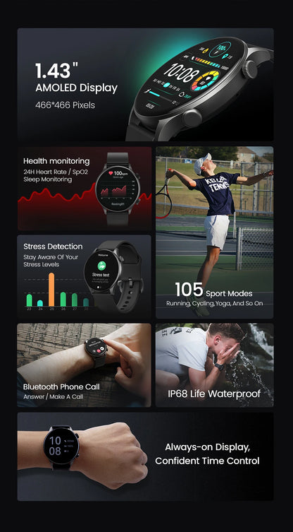 HAYLOU Solar Plus RT3: O Smartwatch Que Facilita Sua Vida