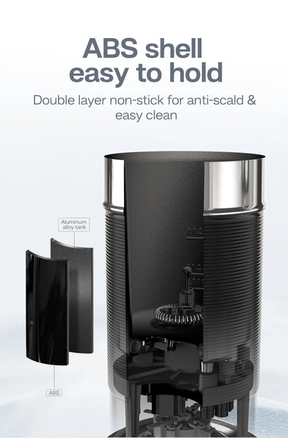 HiBREW FrotherPro M1A: Espumador de leche automático para capuchinos, lattes y chocolate quente