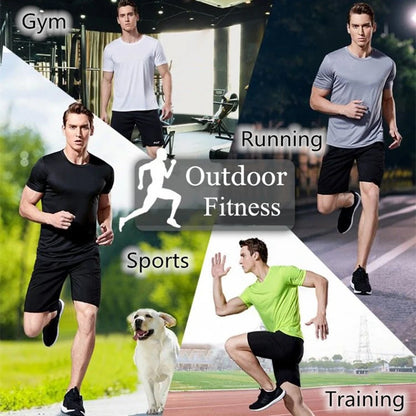Camiseta Masculina Performance QuickFit Dry – Confort et style pour les activités physiques