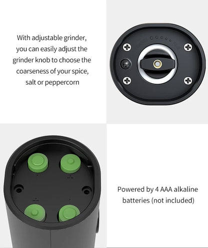 Moedor Automático de Temperos - Precisão Gourmet com Praticidade e Elegância - GRATIS GRATIS