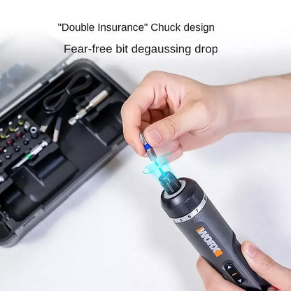 Chave de Fenda Inteligente WORX WX242 - Ferramenta Recarregável avec Luz LED et Kit Complet