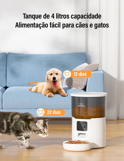 Comedero Gourmet SmartPet 4L - Comedero automático para gatos y perros 