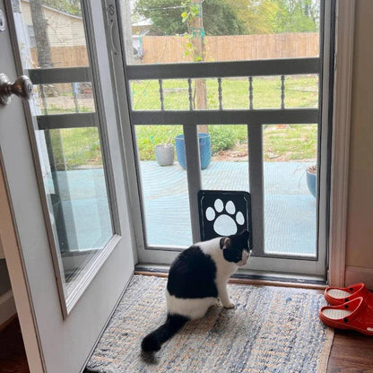 Serrure magique pour chatière - Porta Segura para Cães e Gatos Fácil de Usar