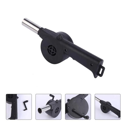 Mini Ventilador Manual para Churrasco y Camping Portátil - FRETE GRÁTIS