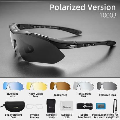 Gafas de sol RockBros Polarized Pro – Óculos polarizados con protección UV400 para ciclismo y carrera 