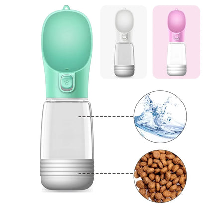 HydraTravel Pro – Garrafa Portátil d'Agua et Alimentos para Pets