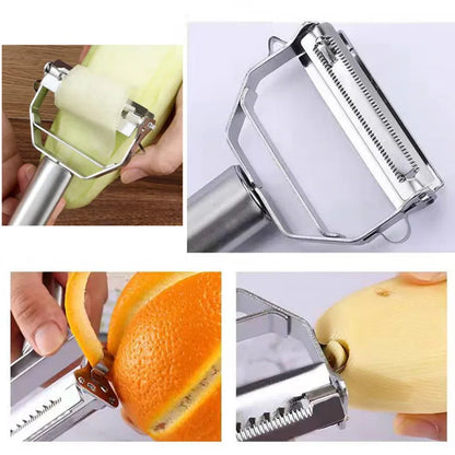 MultiPeel Pro - Descascador de legumbres y frutas en agua inoxidable | Practicade na Cozinha