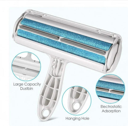 Removedor de Pelos Reutilizável para Pets - Limpeza Sustentável 