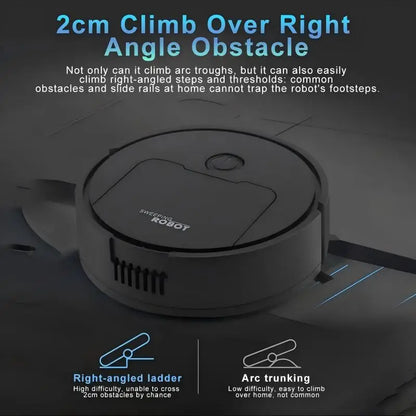 Robot barredor totalmente automático, aspirador y fregona para barrer, para personas perezosas, inteligente, tres en uno