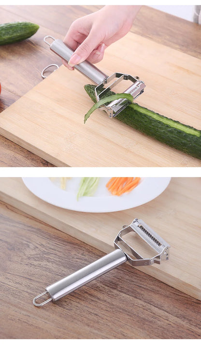 MultiPeel Pro - Descascador de legumbres y frutas en agua inoxidable | Practicade na Cozinha