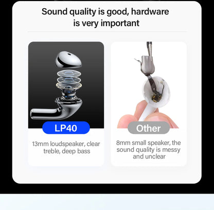 Lenovo LP40 TWS Earphones - Premium Sound Quality, Bluetooth 5.0 and Touch Control - Free Shipping