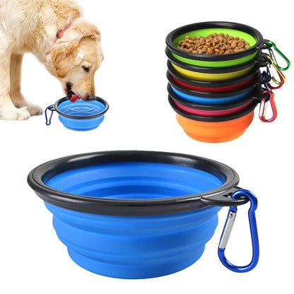 Mangeoire portative pliable pour chiens 2 em 1 – Comedouro e Bebedouro Portátil
