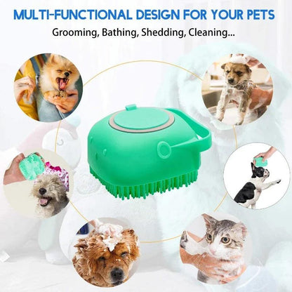 Brosse à shampooing pour animaux de compagnie PawsScrub