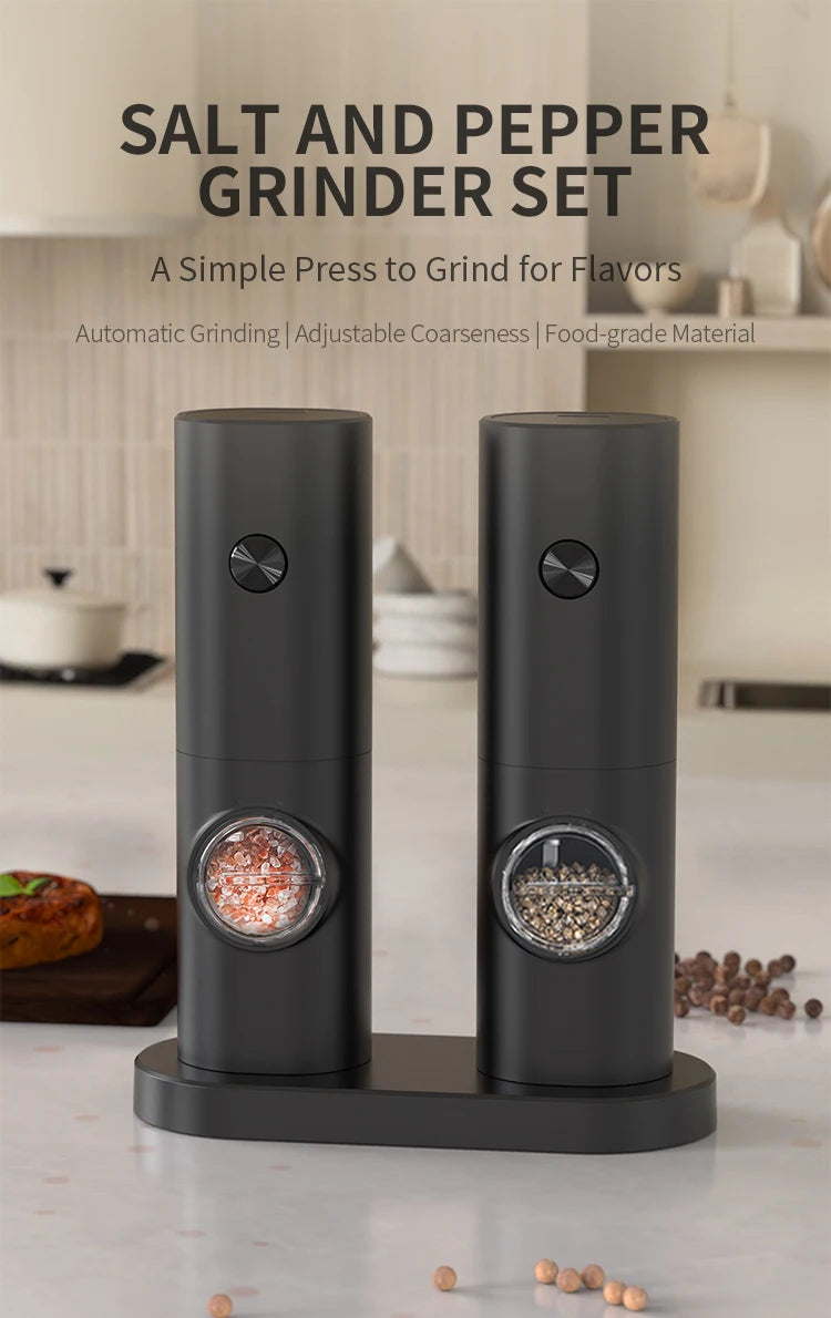 Moedor Automático de Temperos - Precisão Gourmet com Praticidade e Elegância - GRATIS GRATIS