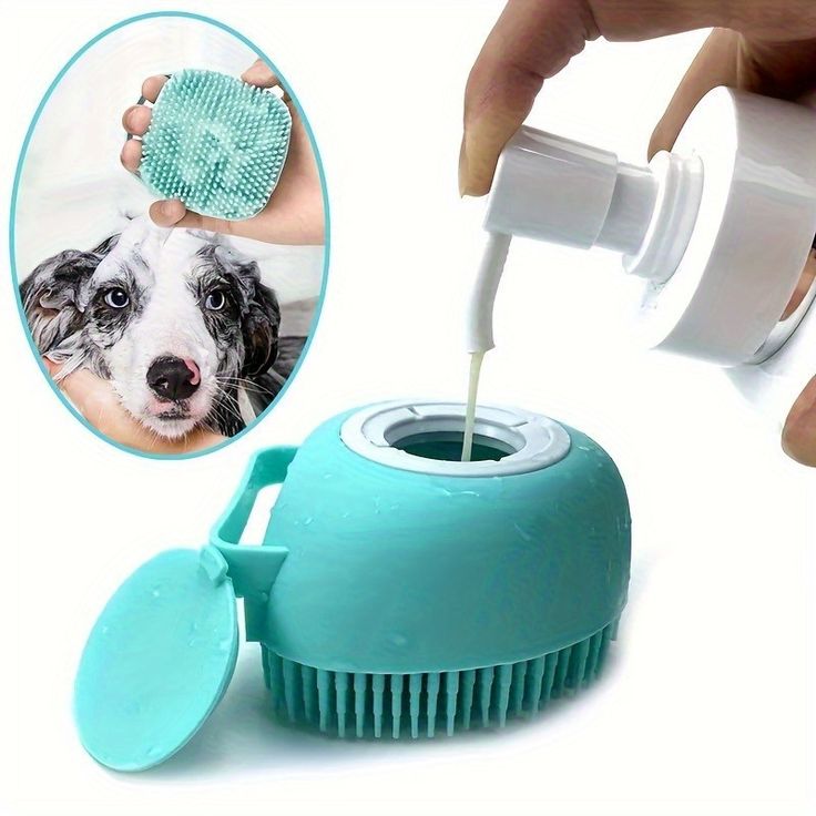 Brosse à shampooing pour animaux de compagnie PawsScrub